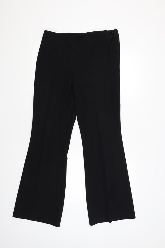 Marks and Spencer Womens Black   Trousers  Size 10 L30 in