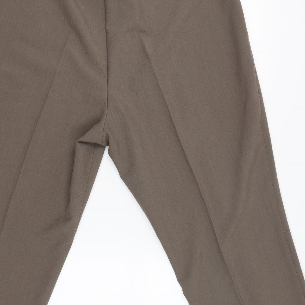 BM Womens Beige   Chino Trousers Size 20 L25 in
