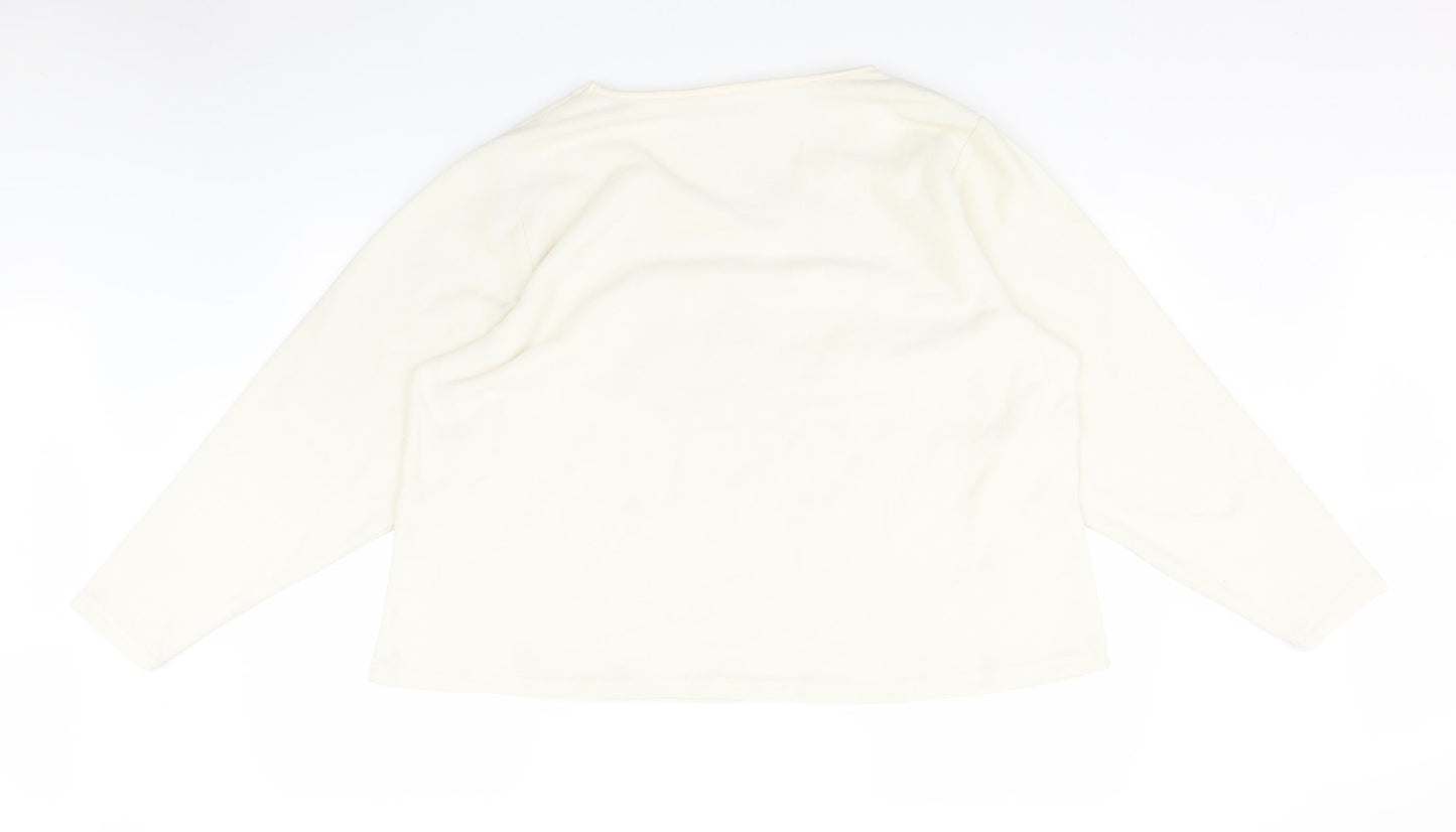 Express Gifts LTD Womens Ivory   Pullover Jumper Size 2XL