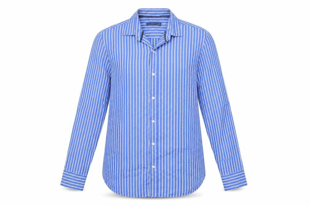 Blazer Womens Blue Striped  Pullover Jumper Size S