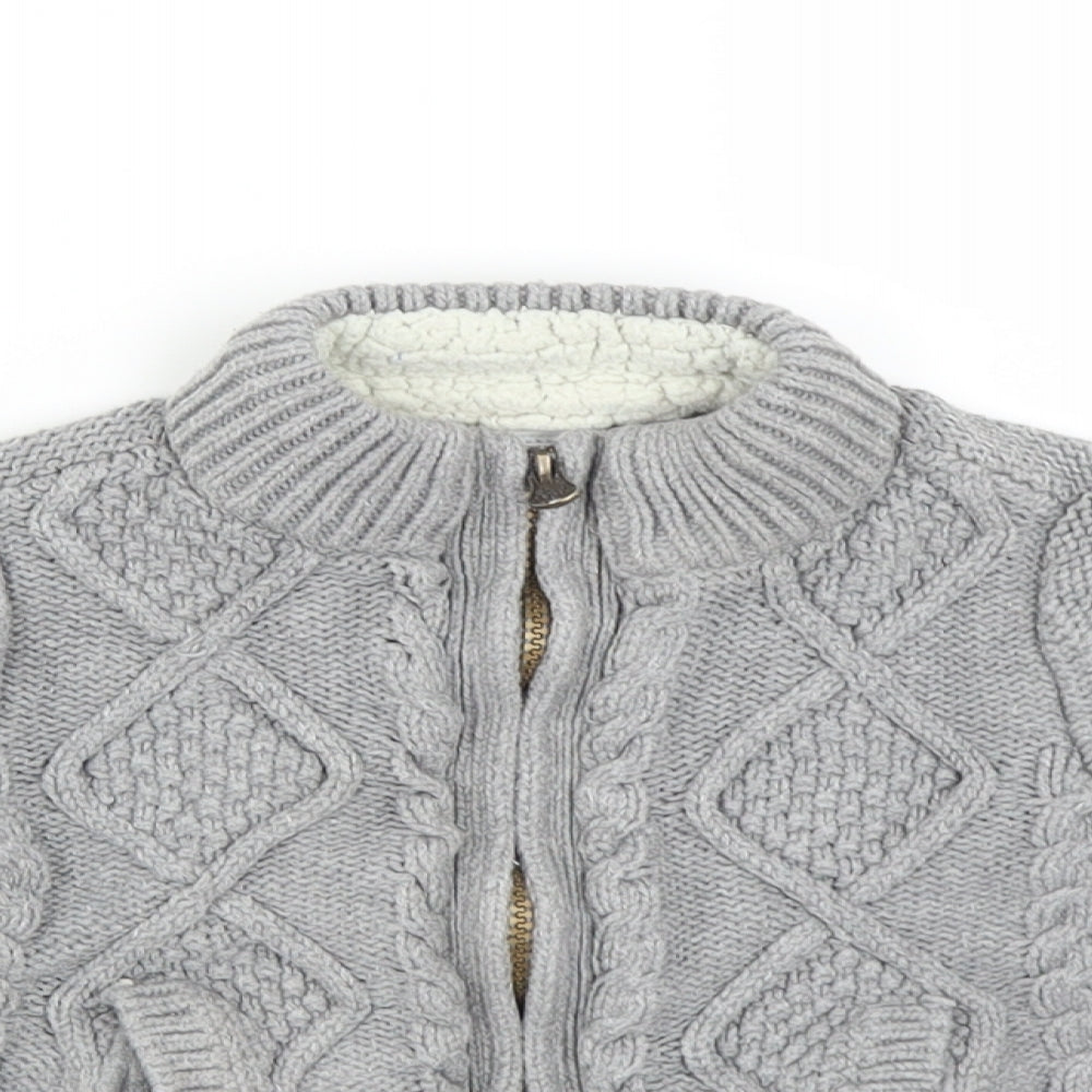 Gap Boys Grey   Full Zip Sweatshirt Size 3 Years