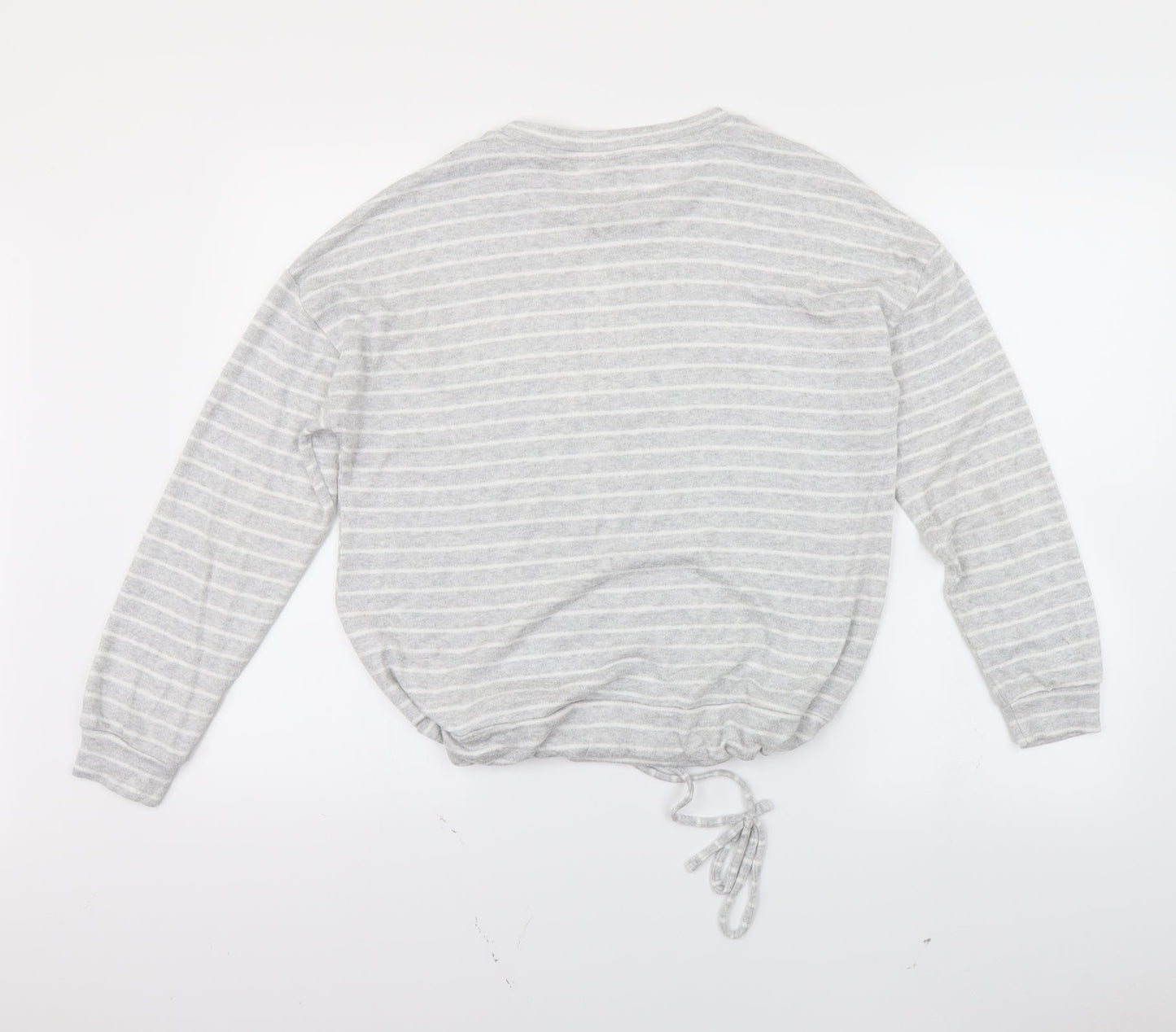 Primark Womens Grey Striped  Pullover Jumper Size 8