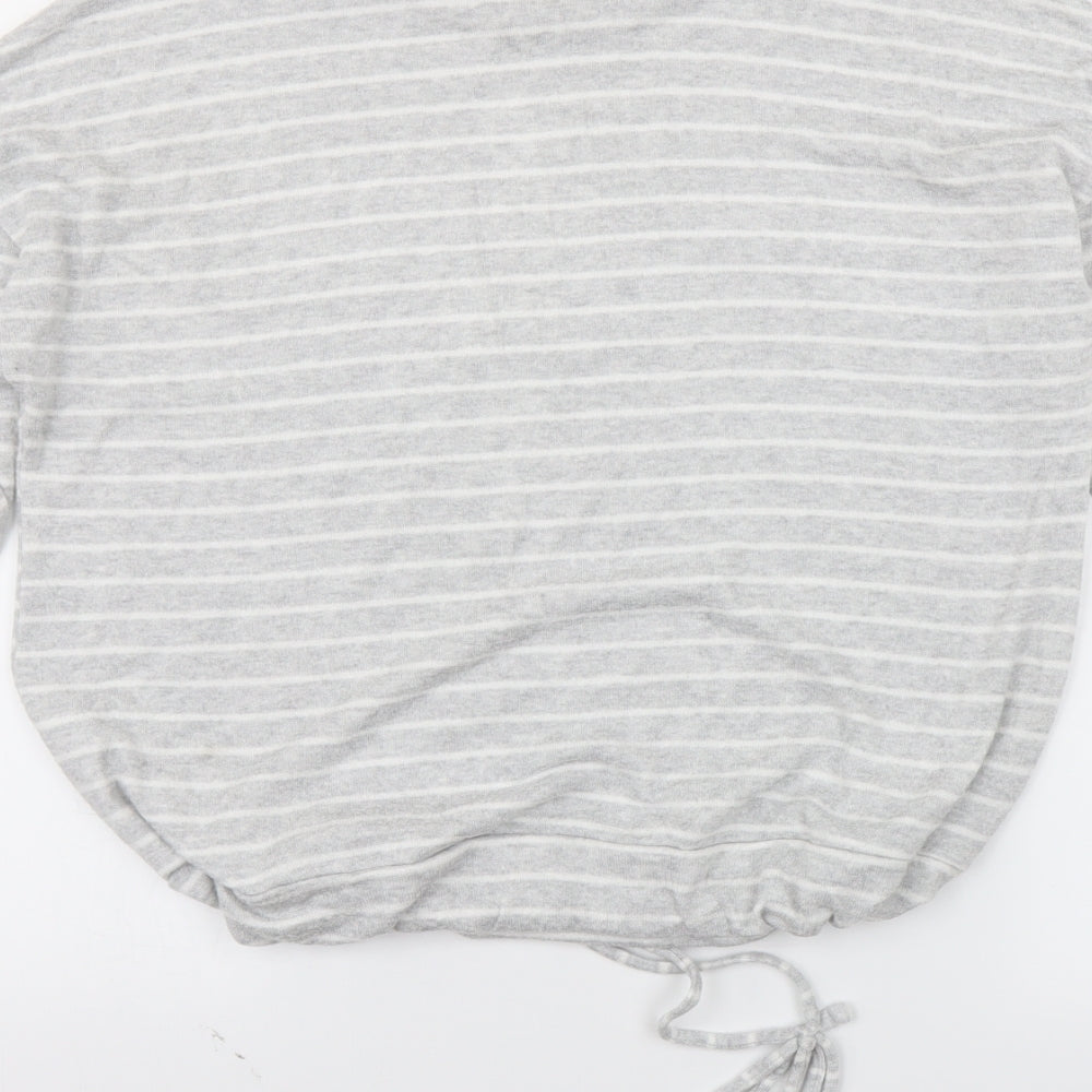 Primark Womens Grey Striped  Pullover Jumper Size 8