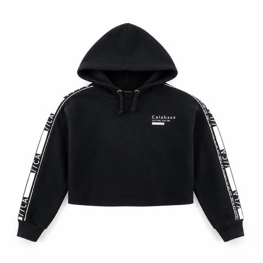 New Look Girls Black   Pullover Hoodie Size 9 Years