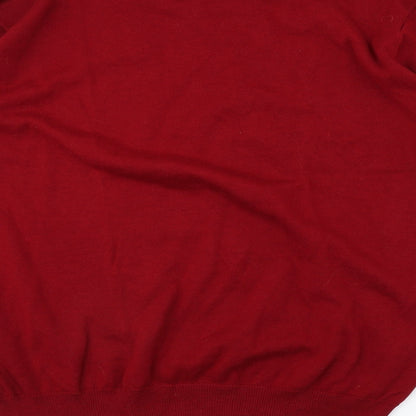 Preloved Sandstone Mens Red   Pullover Jumper Size L - Label