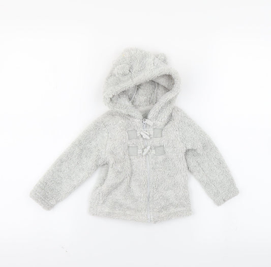 TU  Grey   Full Zip Jumper Size 6-9 Months