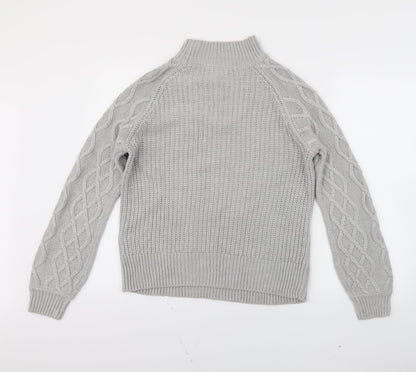 Dorothy Perkins Womens Grey   Pullover Jumper Size M
