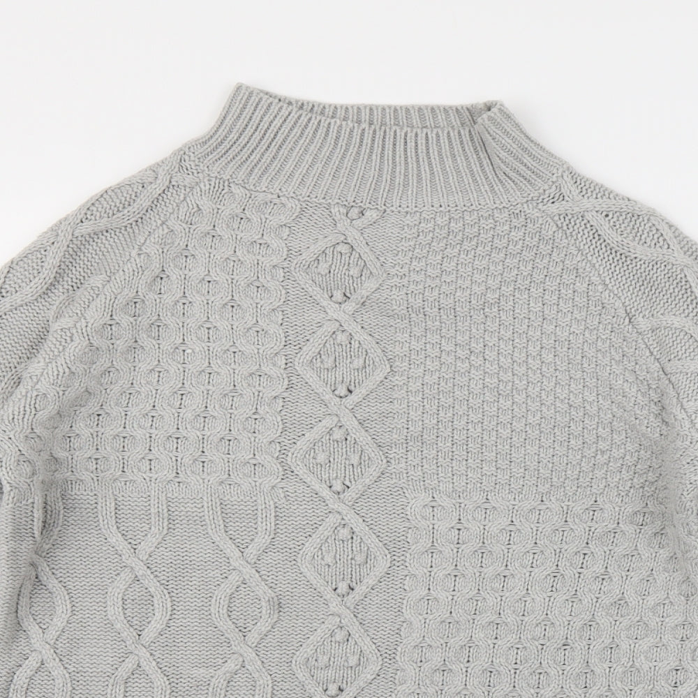 Dorothy Perkins Womens Grey   Pullover Jumper Size M