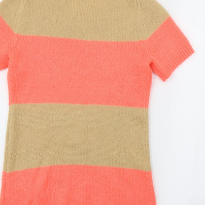 Gap Womens Beige Striped  Pullover Jumper Size XS