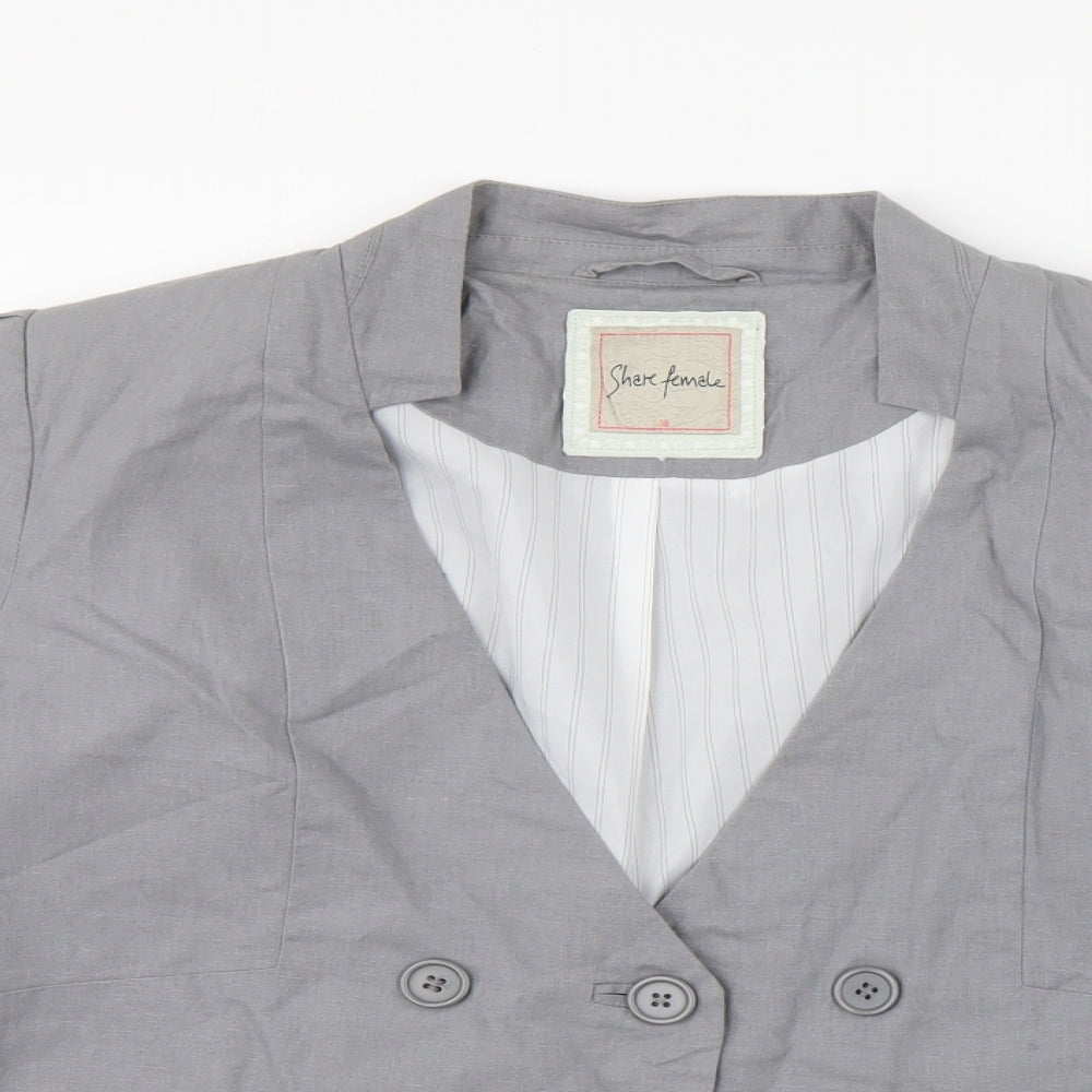 share female Womens Grey   Jacket Blazer Size 10