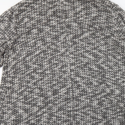 Preloved M&S Womens Grey   Wrap Jumper Size 16 - Label