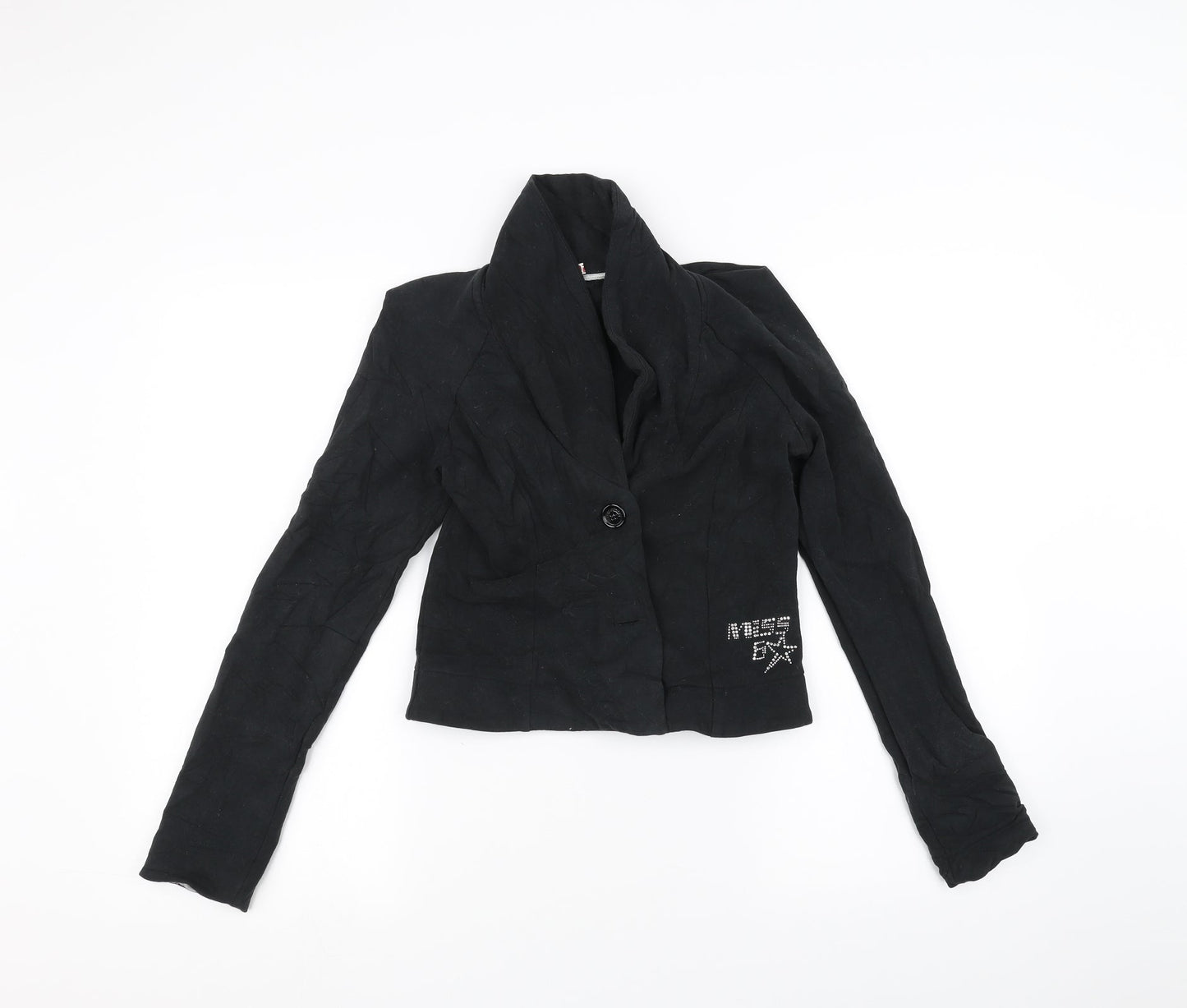 Miss60 Girls Black   Jacket  Size XL