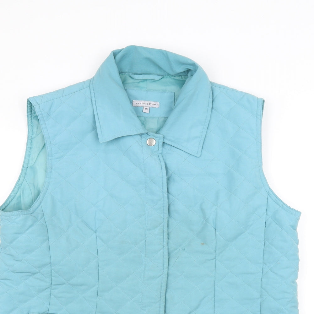 YS Collection Womens Blue   Jacket  Size 16