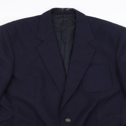 James Barry Mens Blue   Jacket Suit Jacket Size 42