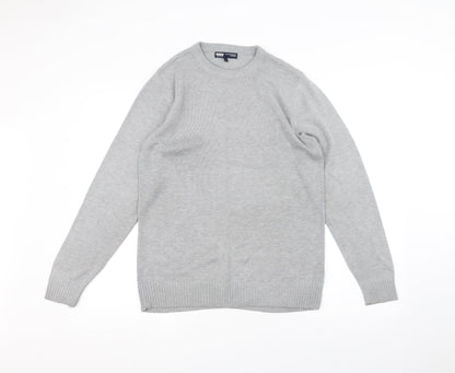 Additional front view of Easy men’s grey jumper, size S