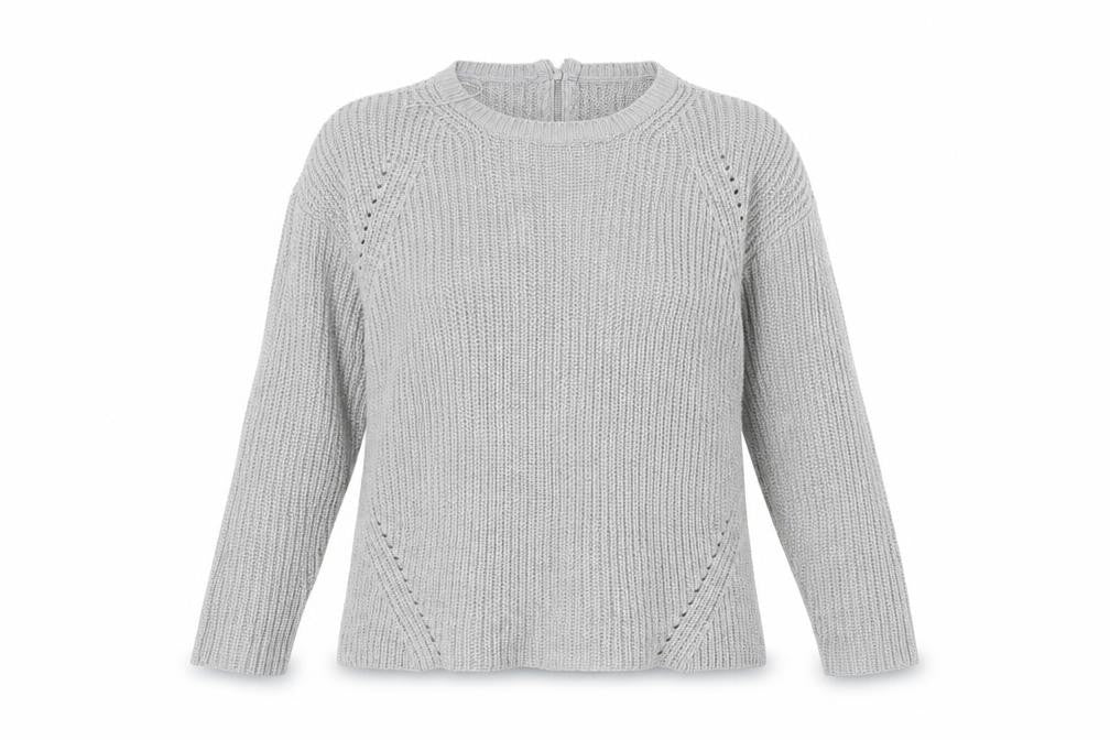 Dorothy Perkins Womens Grey  Knit Pullover Jumper Size 14