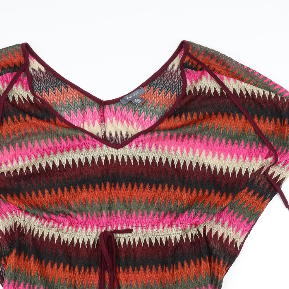 Primark Womens Multicoloured Striped  Pullover Jumper Size M