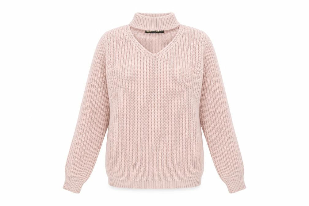 QED London Womens Pink  Knit Pullover Jumper Size M