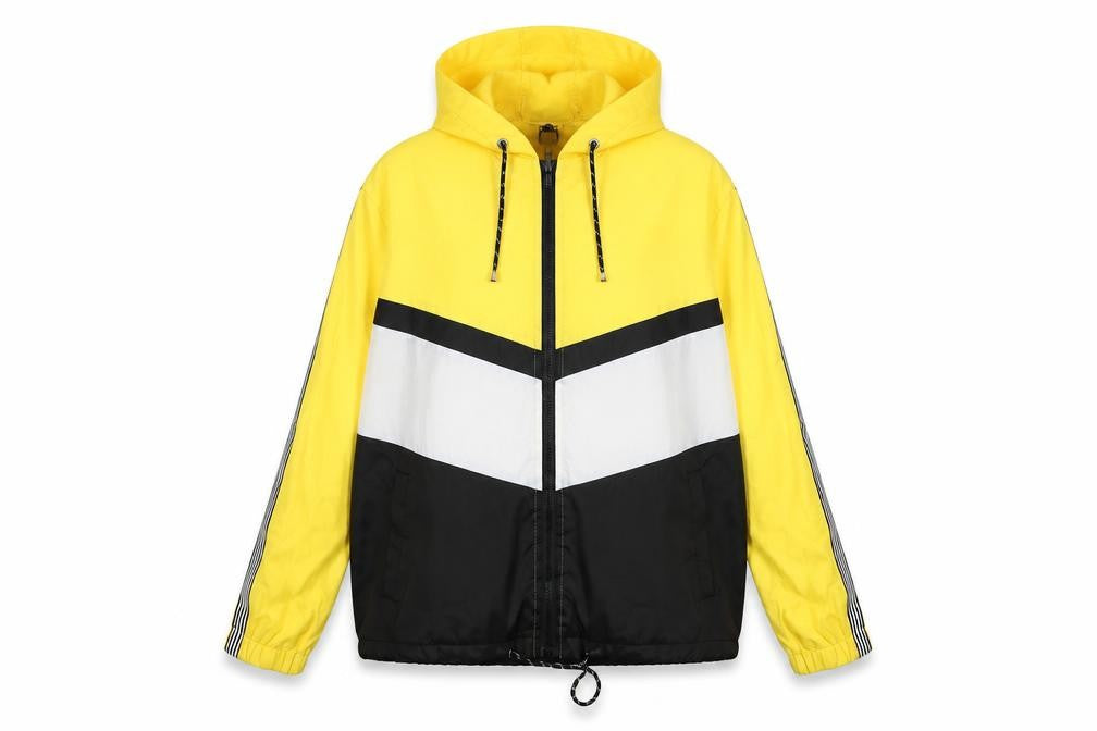 New Look Womens Yellow   Windbreaker Coat Size S