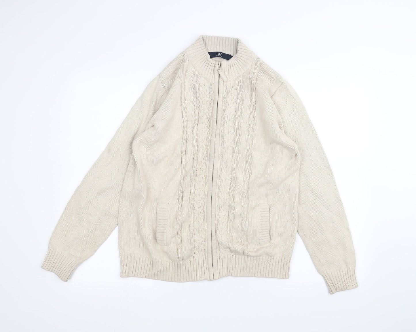 ISLE Womens White   Jacket  Size L