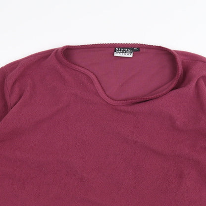 Casual Womens Purple   Pullover Jumper Size M