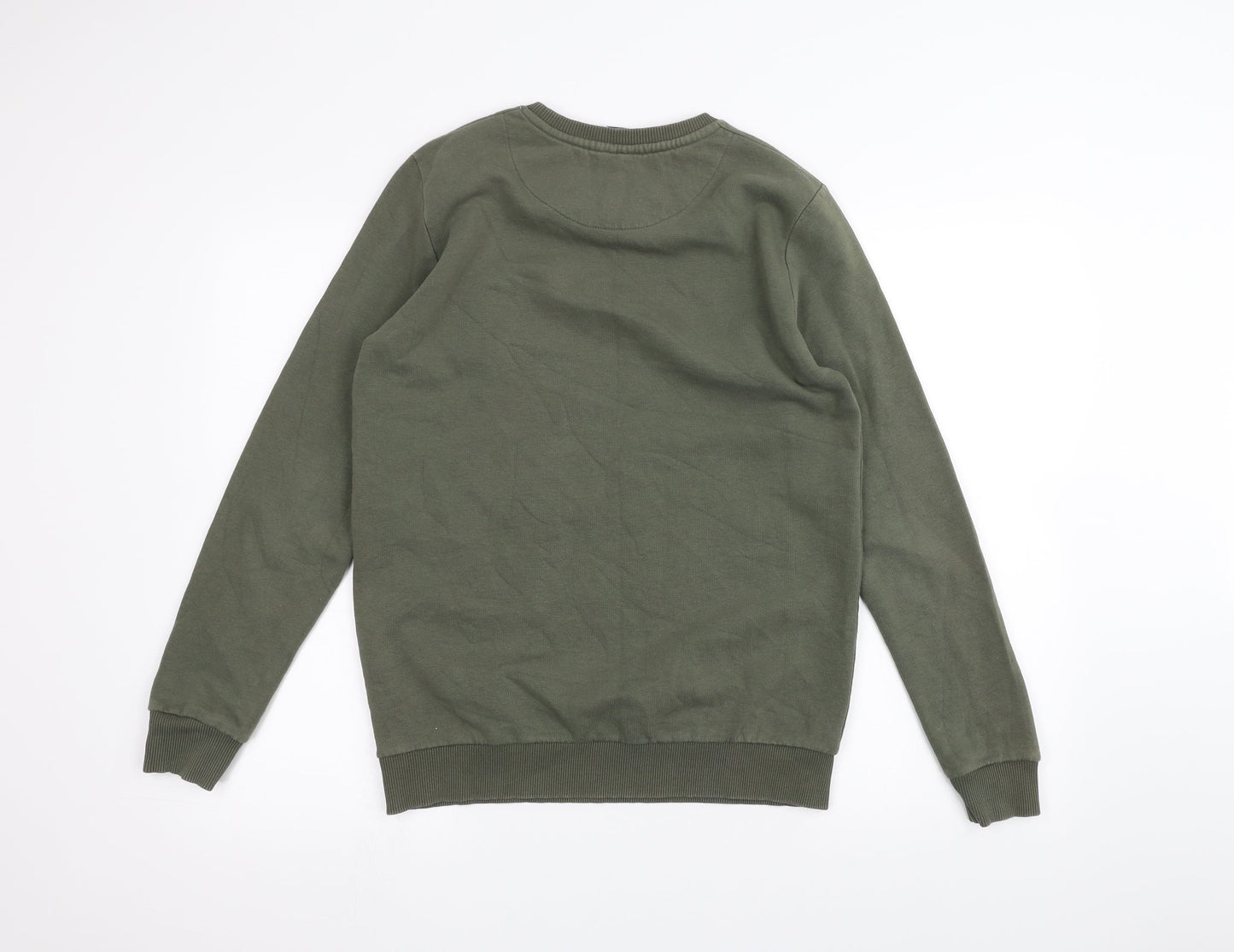 Hype Mens Green   Pullover Jumper Size S