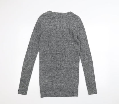 Back view of ASOS women’s grey jumper, size S