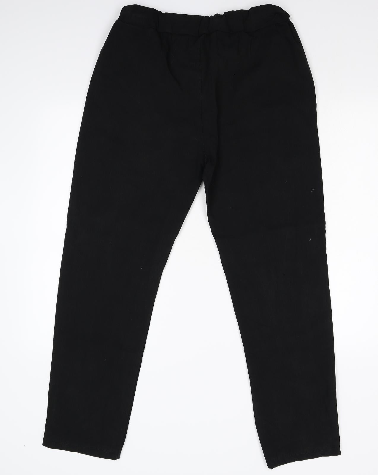 Preworn Womens Black  Denim Skinny Jeans Size M L28 in