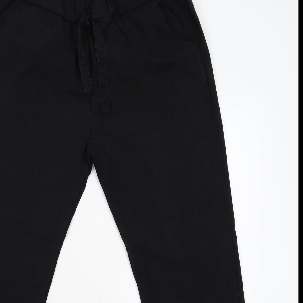 Preworn Womens Black  Denim Skinny Jeans Size M L28 in