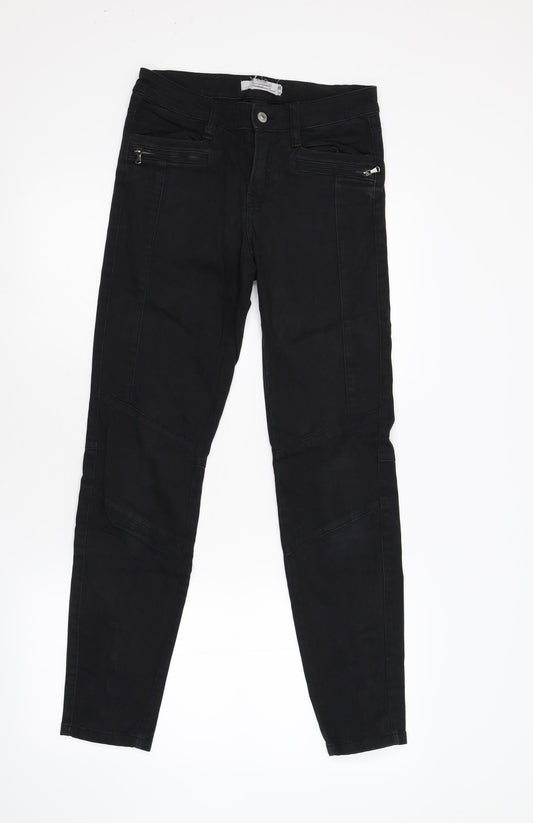 LOGG Womens Black  Denim Skinny Jeans Size 36 L28 in