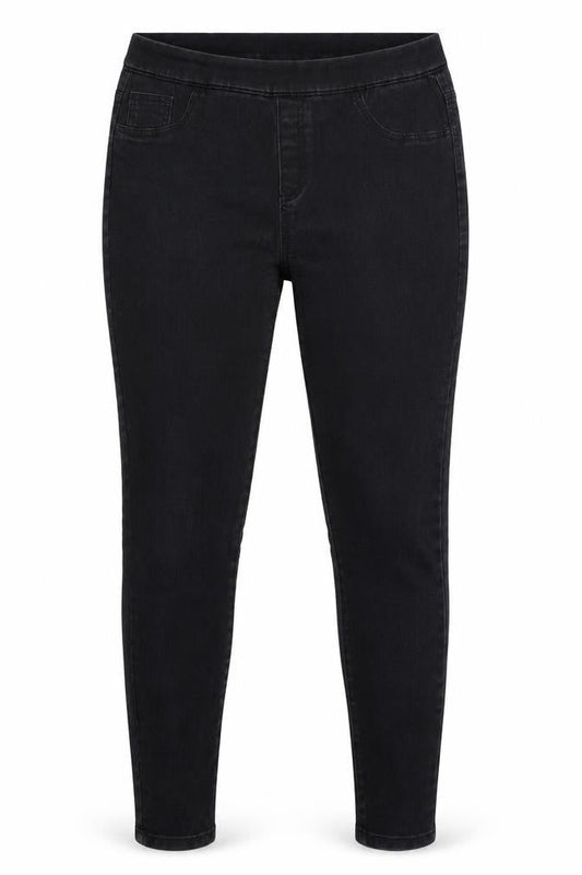 George Womens Black  Denim Tapered Jeans Size 12 L27 in
