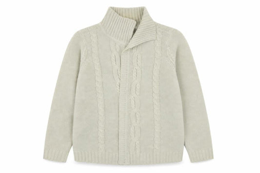 Bonmarché Womens Beige Knit Cardigan Jumper Size S