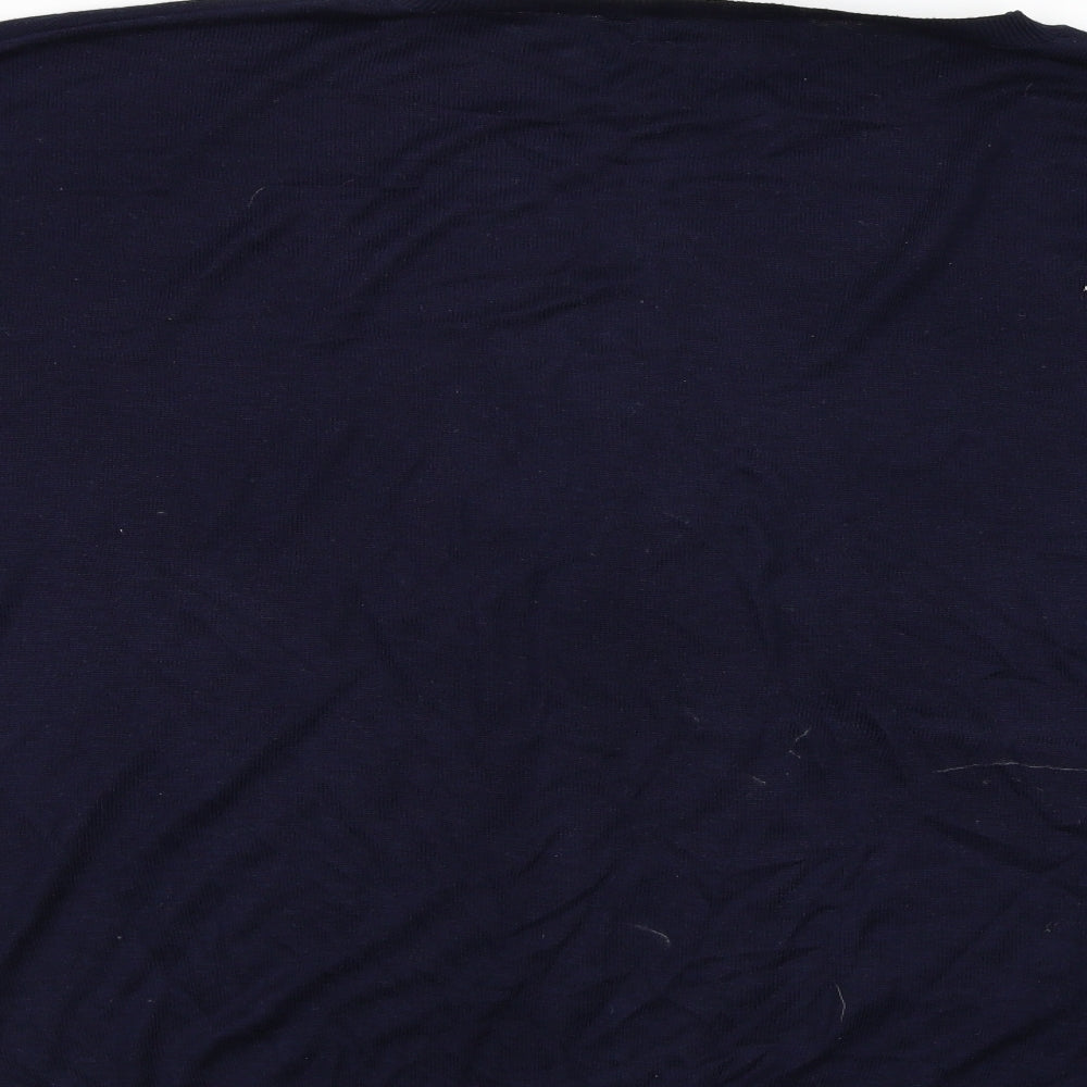 M&S Womens Blue   Pullover Jumper Size XL