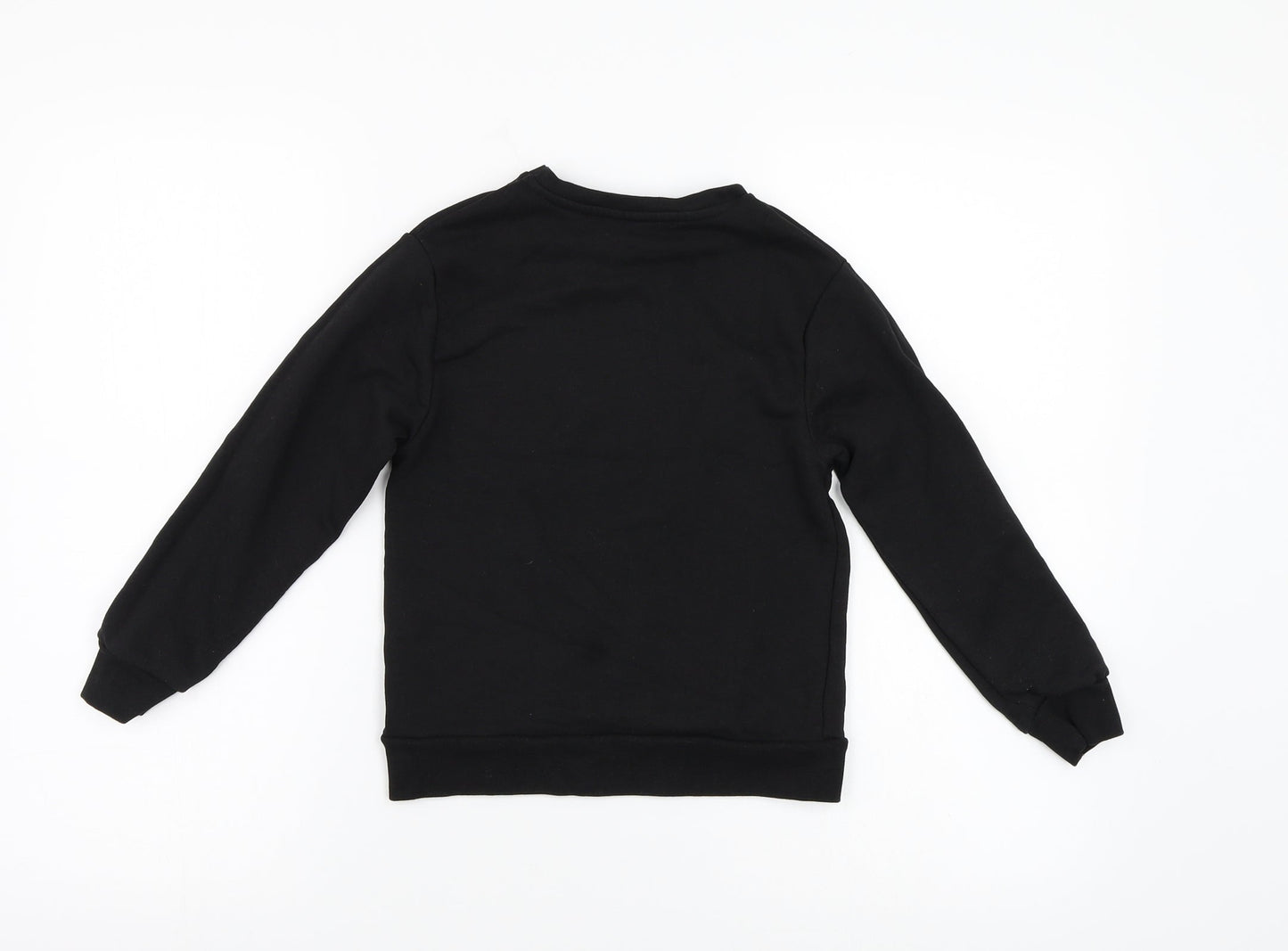 Very Boys Black   Pullover Sweatshirt Size 8 Years  - Santa