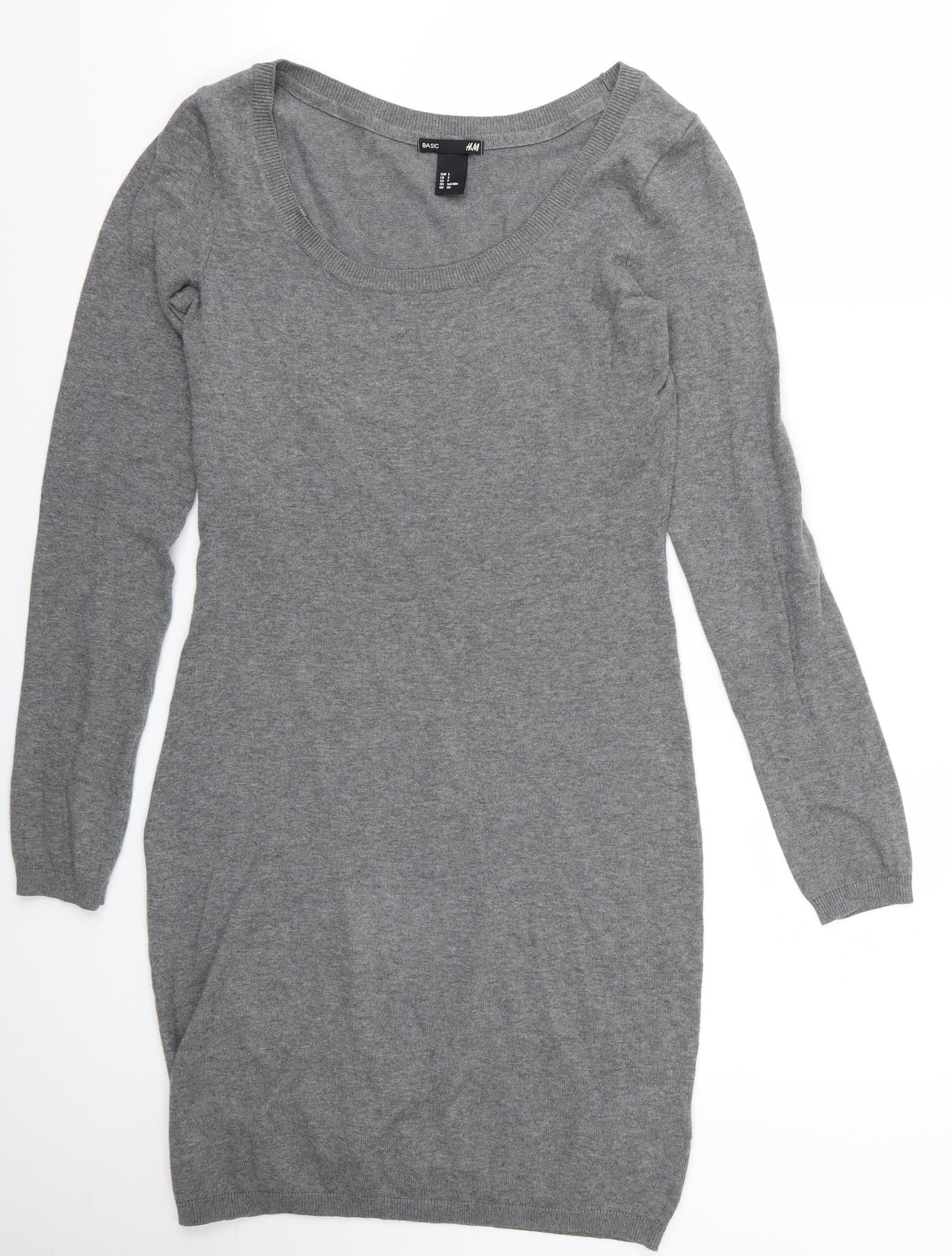 H&M Womens Grey   Pullover Jumper Size S