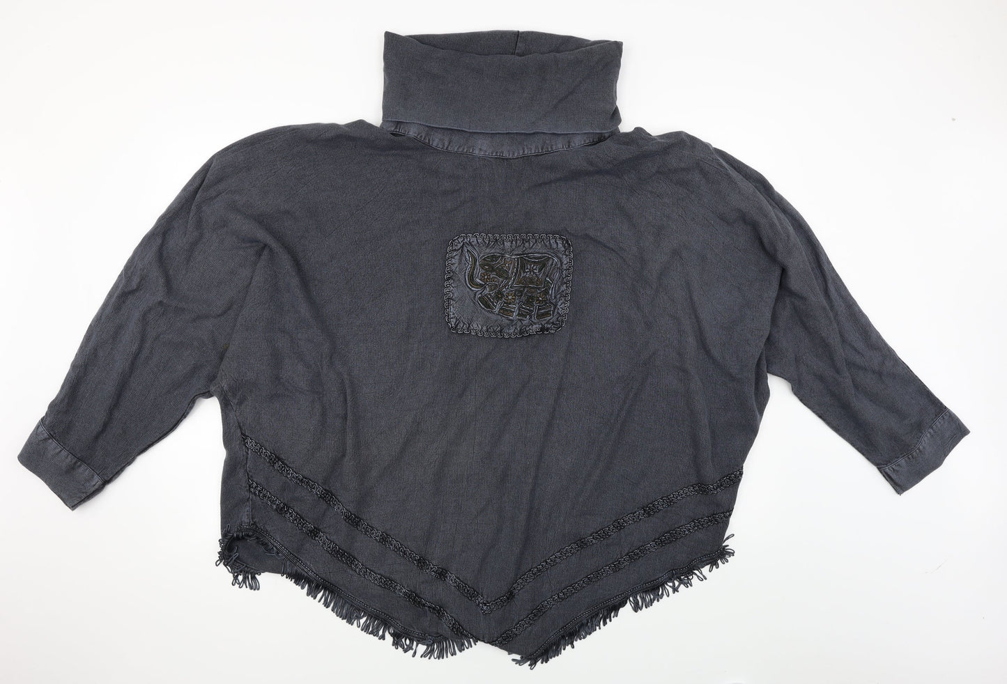 clubhouze Womens Grey   Pullover Jumper One Size