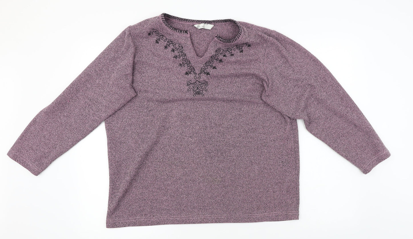 BHS Womens Pink   Pullover Jumper Size 14