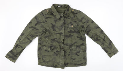 Select Womens Green Camouflage  Jacket  Size 6