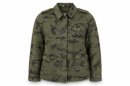 Select Womens Green Camouflage  Jacket  Size 6