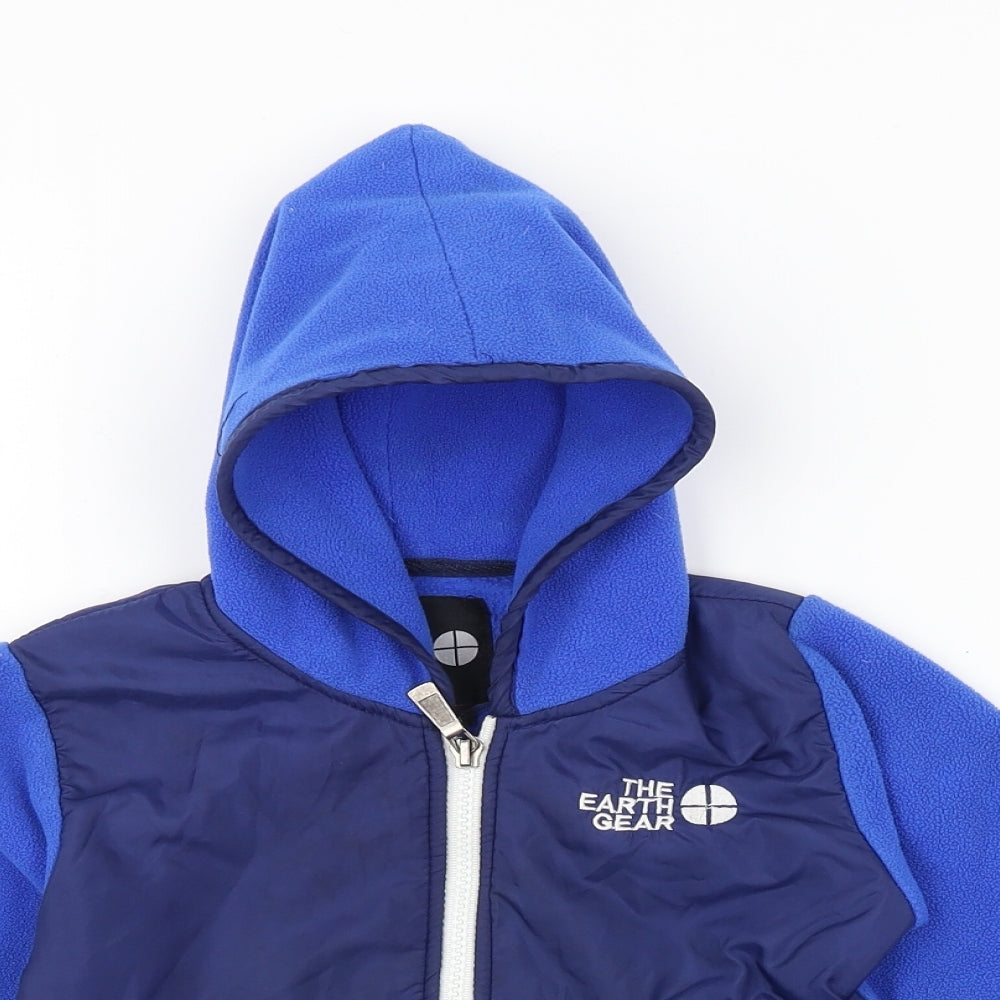 THE EARTH GEAR Boys Blue   Basic Coat Coat Size 2 Years