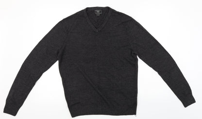F&F Mens Grey   Pullover Jumper Size M