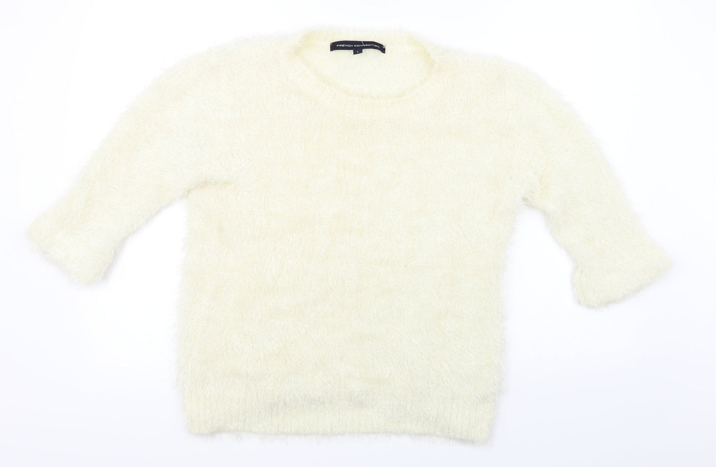 French Connection Womens Ivory   Pullover Jumper Size L