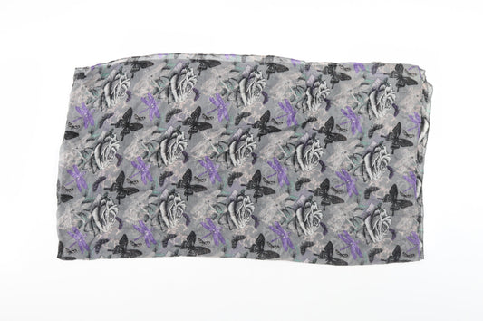 Preworn  Grey Argyle/Diamond Canvas  Scarf