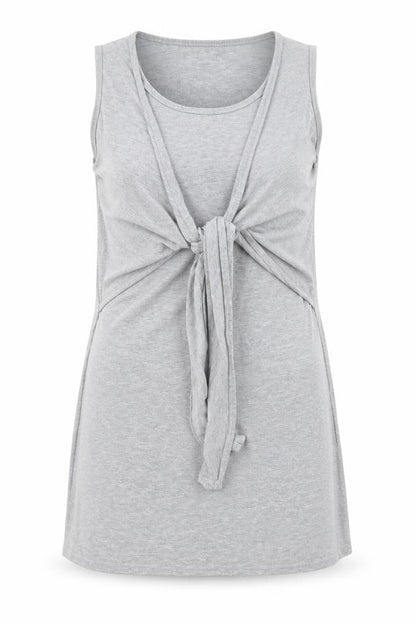 Boohoo Womens Grey   Basic Blouse Size 10