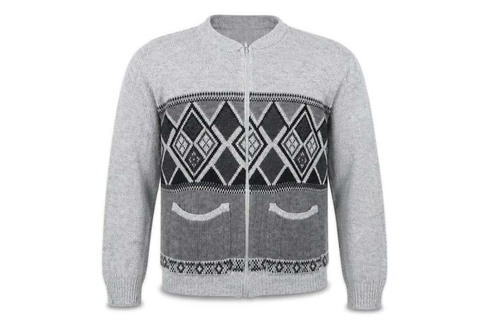 fab Mens Grey   Pullover Jumper Size M