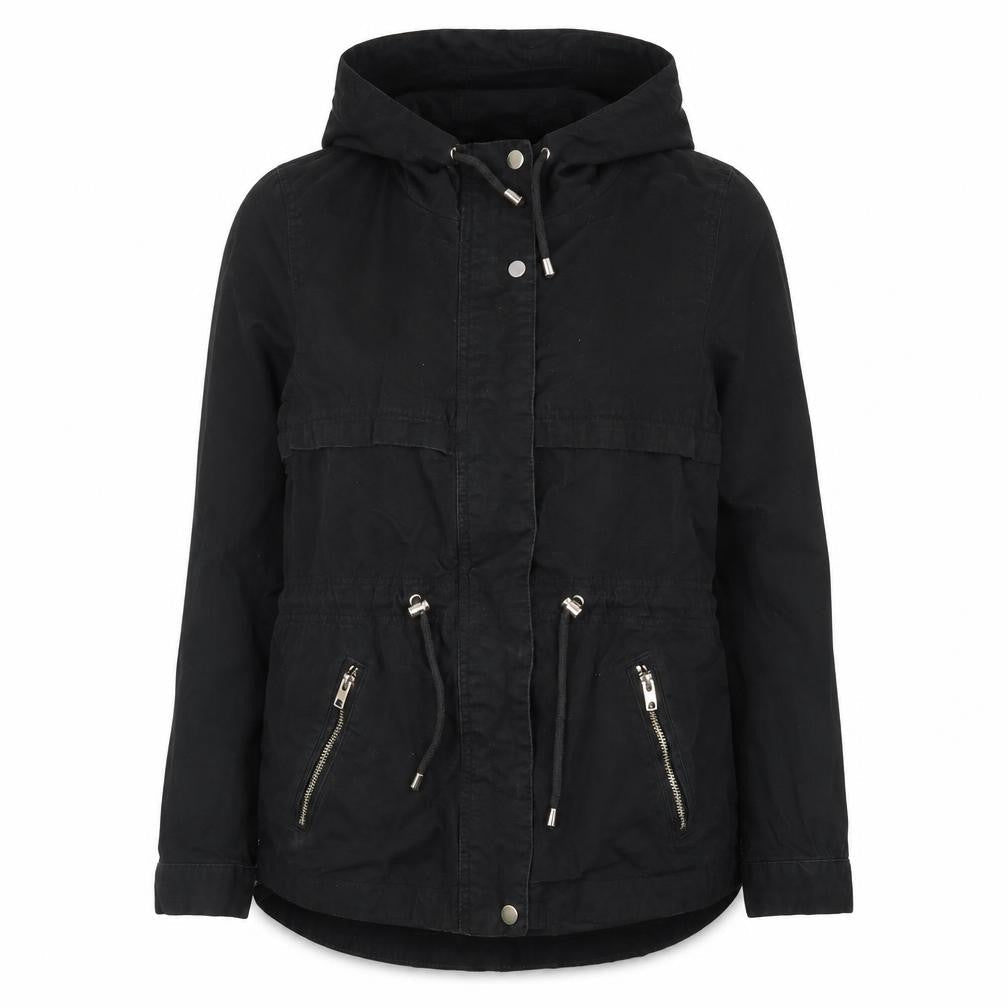 Divided Womens Black   Jacket Coat Size 6