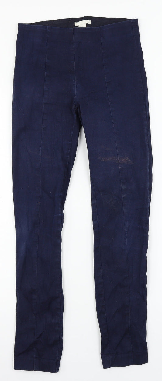 H&M Womens Blue   Jegging Jeans Size 6 L26 in
