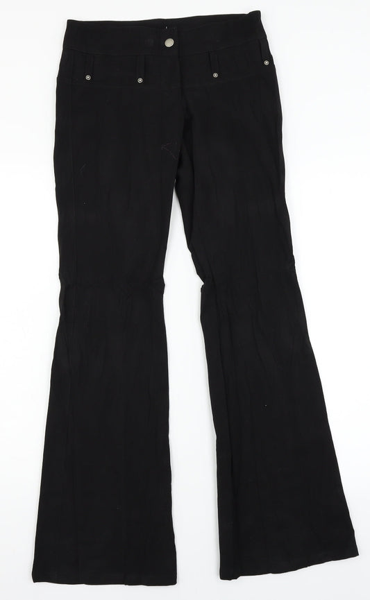 Blue Nature Womens Black   Dress Pants Trousers Size XS L33 in