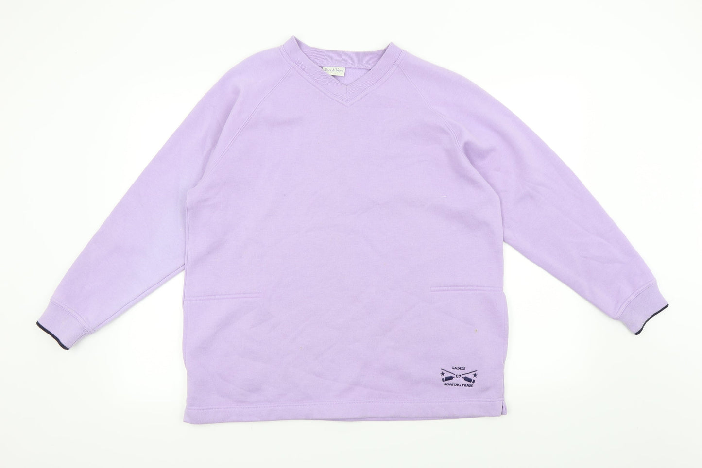 Joie de Vivre Womens Purple   Pullover Jumper Size 14