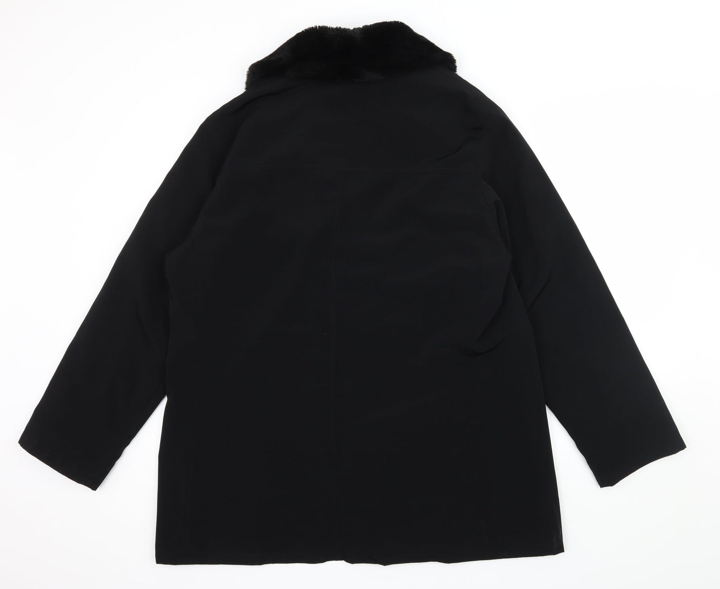 NuAge Womens Black   Jacket Coat Size 14